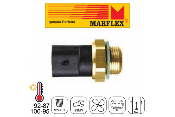 Interruptor Radiador Cebolão Fiat Fiorino Uno Palio Tipo Tempra Siena Strada