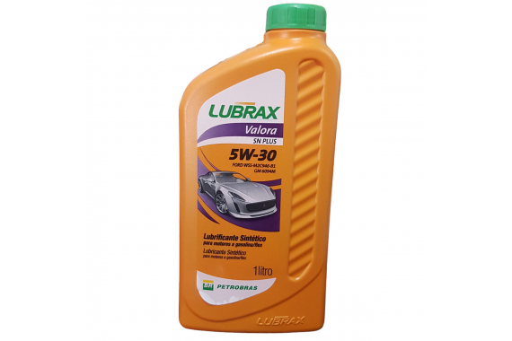 Óleo do Motor 5w30 SN Sintético Valora Plus 1 litro - Lubrax