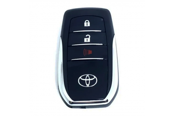 CAPA CHAVE IGNICAO 3 BOTOES COM SUPORTE PARA CONTROLE TOYOTA