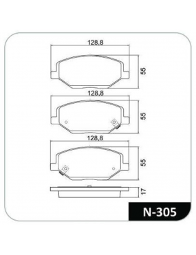 Kit Pastilha Freio Dianteira Chevrolet Cobalt 2017 a 2018 Spin 1.8 2017 a 2018 Cobreq..