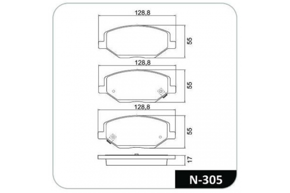 Kit Pastilha Freio Dianteira Chevrolet Cobalt 2017 a 2018 Spin 1.8 2017 a 2018 Cobreq