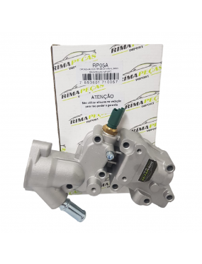 Carcaca Valvula Termostatica Aluminio c/ Sensor Peugeot 206 207 Citroen C3 1.4 8V