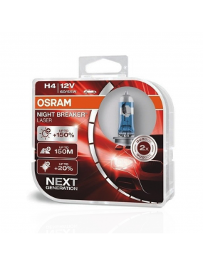 Lâmpada H4 60/55w 12v 4000K Night Breaker Laser - Osram..