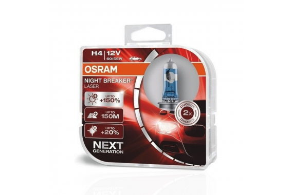 Lâmpada H4 60/55w 12v 4000K Night Breaker Laser - Osram