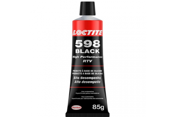 Cola Silicone Preta Resistente A Oleo 85gr Loctite