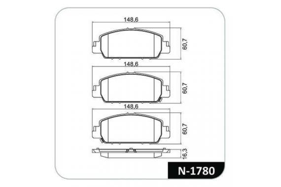 Kit Pastilha Freio Dianteira Honda HRV 1.8 2015 a 2016 Akebono Cobreq