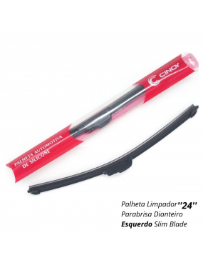 PALHETA LIMPADOR PARABRISA DIANTEIRO ESQUERDO SLIM BLADE CINOY