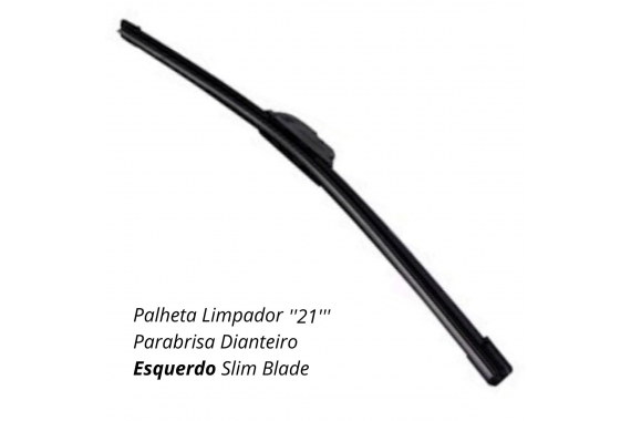 Palheta Limpador Parabrisa Dianteiro Esquerdo Slim Blade Cinoy