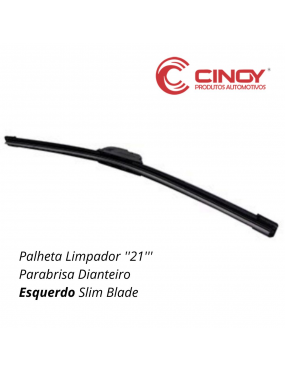 Palheta Limpador Parabrisa Dianteiro Esquerdo Slim Blade Cinoy