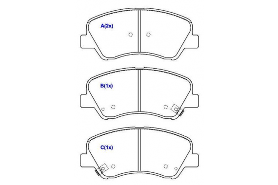 Pastilha Freio Dianteira Hyundai Elantra HB20 HB20S HB20X I30 Santa Fe Veloster Kia Cerato