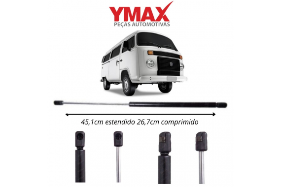 AMORTECEDOR TAMPA TRASEIRA YMAX VW KOMBI 1997 A 2014