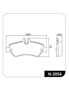 Jogo Pastilha Freio Traseira Mercedes benz Sprinter 311 415 | 2012 a 2019 Cobreq