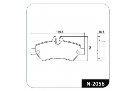 Jogo Pastilha Freio Traseira Mercedes benz Sprinter 311 415 | 2012 a 2019 Cobreq