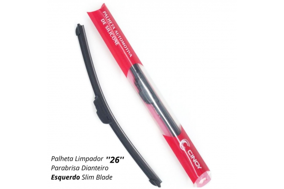 Palheta Limpador Parabrisa Dianteiro Esquerdo Slim Blade Cinoy