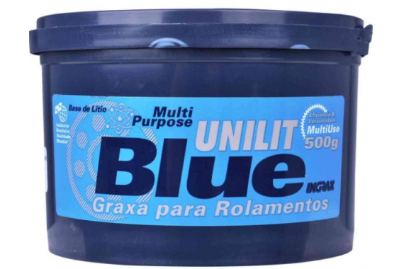 Graxa Unilit Blue 500g Base De Litio 150° (azul) Ingrax