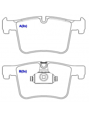 Pastilha Freio Dianteira Bmw 125I 328I 335I X3 X4 Turbo 16v 24v..