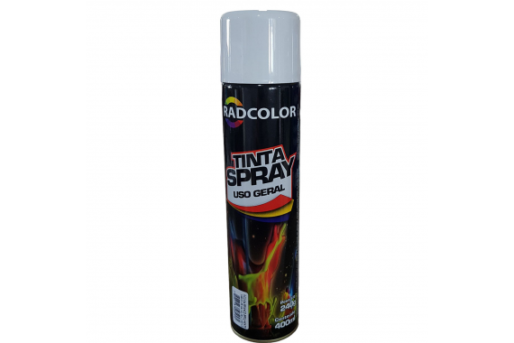 Spray Tinta Branco Brilhante 400ml Radcolor