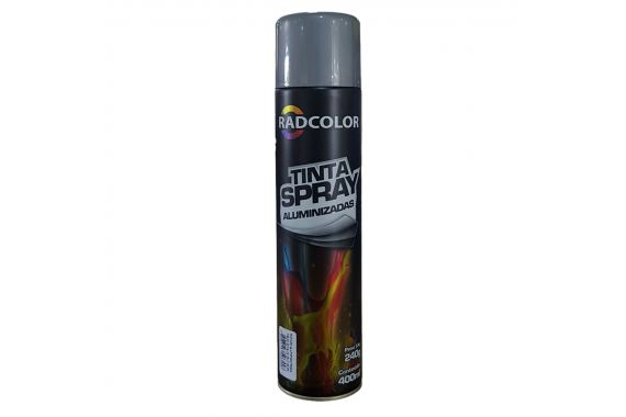 Spray Tinta Aluminio 400ml Radcolor