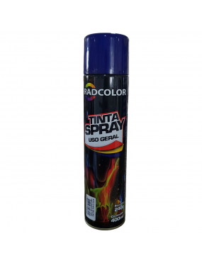 Spray Tinta Azul Escuro 400Ml Diversas Radcolor..