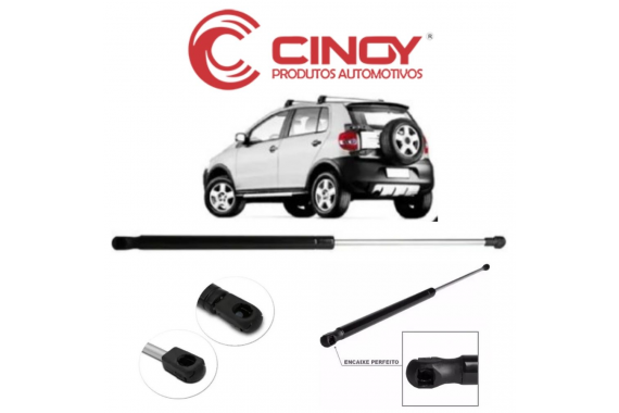 AMORTECEDOR TAMPA TRASEIRA CINOY VW CROSSFOX 2005/...  FOX 2003/2010 COM E SEM LIMPADOR