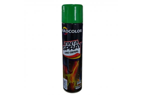 Spray Tinta Verde Escuro 400ml Radcolor