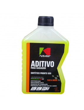 Aditivo Radiador Sintetico Pronto Uso Amarelo 1 Litro Koube..