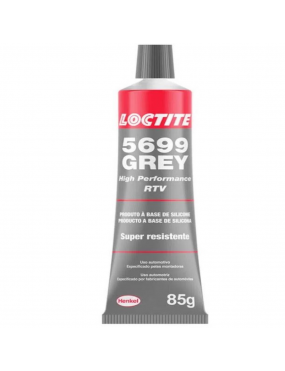 Cola Silicone Cinza Resistente A Oleo/agua 85gr Loctite