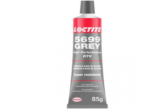 Cola Silicone Cinza Resistente A Oleo/agua 85gr Loctite