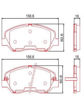 Pastilha Freio Dianteira Cerâmica Hyundai Genesis Santa Fe Kia Mohave Sorento Ssangyoung Actyon Sports Korando