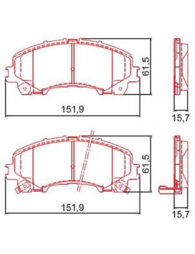 Kit Pastilha Freio Dianteira Cerâmica Chevrolet S10 Trailblazer