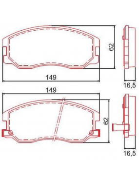 Pastilha Freio Dianteira Cerâmica Chevrolet Captiva 16v 24v 2008 a 2017