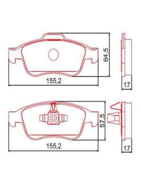 Pastilha Freio Dianteira Cerâmica Renault Captur Duster Oroch Fluence Sandero 1.6 2.0 16v