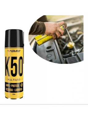 Spray Oleo Desengripante K50 300ml Com Valvula 360 Graus Koube..