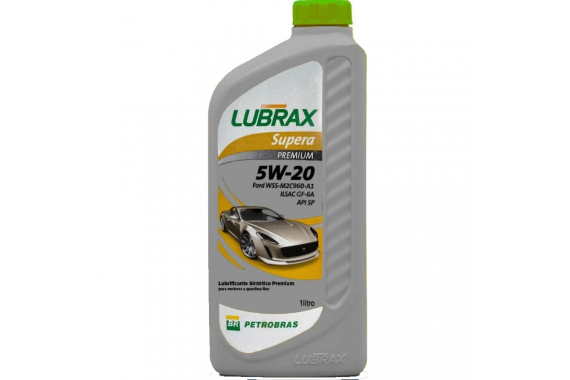 Oleo Motor 5w20 Sp 1 Lt Sintetico Supera Premium Lubrax Lubrificantes