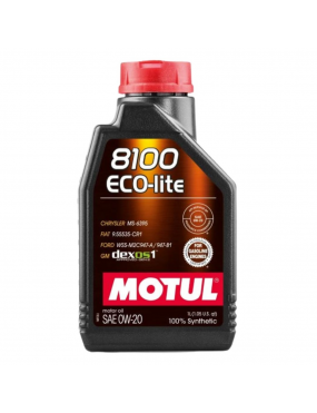 Oleo Motor 0w20 1 Lt Sintetico Eco Lite Motul