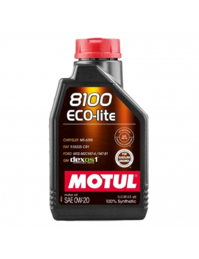 Oleo Motor 0w20 1 Lt Sintetico Eco Lite Motul..