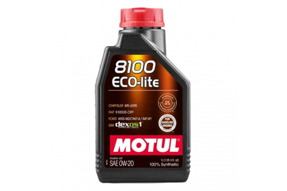 Oleo Motor 0w20 1 Lt Sintetico Eco Lite Motul