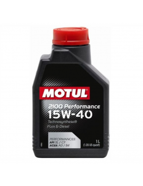 Oleo Motor 15w40 1 Lt Semi Sintetico 2100 Performance Motul..