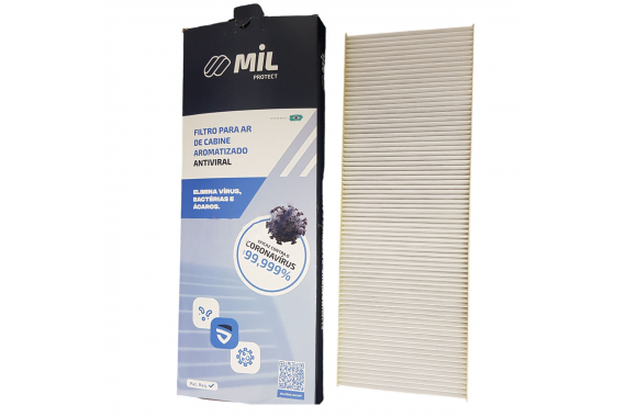 Filtro Ar Cabine Aromatizado Antiviral Filtros Mil