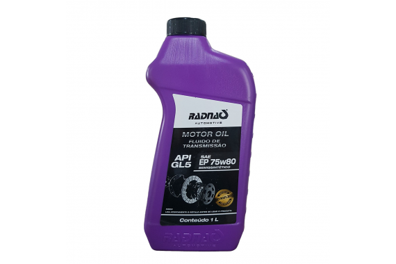 Oleo Cambio 75w80 Gl5 1 Lt Semi Sintetico Radnaq