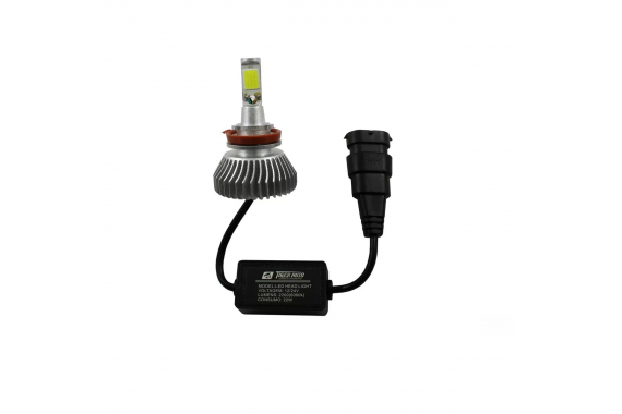 Lampada H11 22w 12v 24v Led Branco 4400 Lummens Sem Cooler Tiger Auto