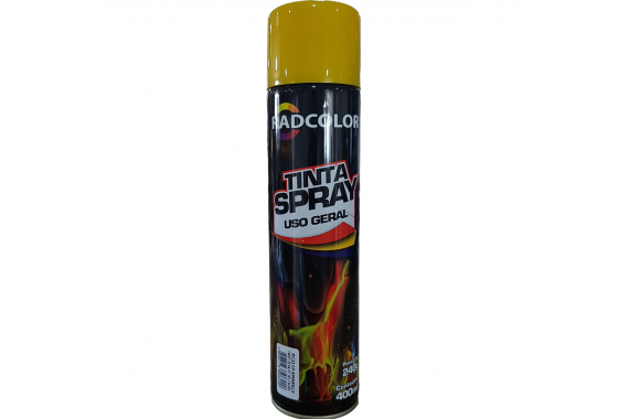 Spray Tinta Amarelo 400ml Radcolor