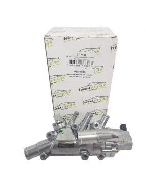 Carcaca Valvula Termostatica Aluminio Com Valvula Com Flange Com Sensor Rima Parts
