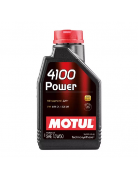 Oleo Motor 15w50 1 Lt Sintetico 4100 Power Motul