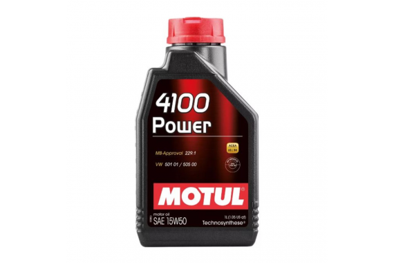 Oleo Motor 15w50 1 Lt Sintetico 4100 Power Motul