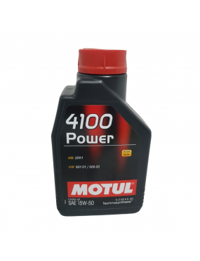 Oleo Motor 15w50 1 Lt Sintetico 4100 Power Motul