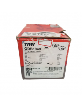 Jogo pastilha Freio Traseira Bmw X3 - GDB1840 I Trw