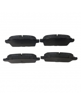 Jogo Pastilha Freio Traseira Sistema Akebono Edge I Bendix 