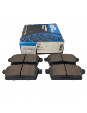 Jogo Pastilha Freio Traseira Sistema Akebono Edge I Bendix 