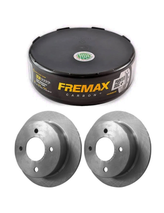 PAR DE DISCO DE FREIO SOLIDO DIANTEIRO FREMAX - BD1815..